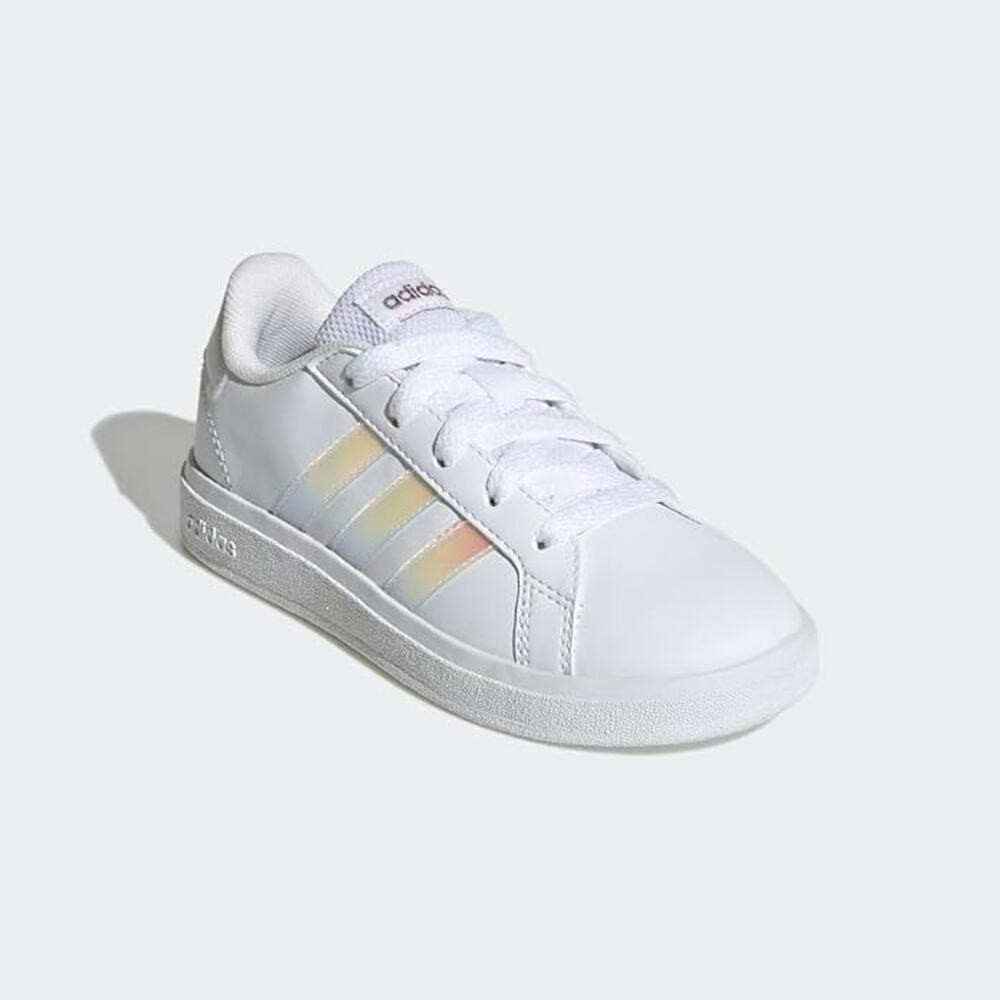 NWT adidas Kids Grand Court 2.0 Tennis Shoes Unisex White Size 11 Little Kid